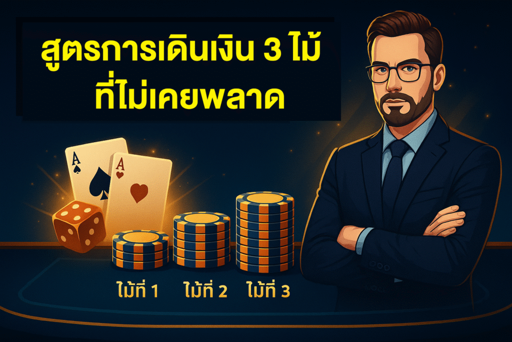 สูตรคาสิโนเดินเงิน 3 ไม้ ที่ไม่เคยพลาด