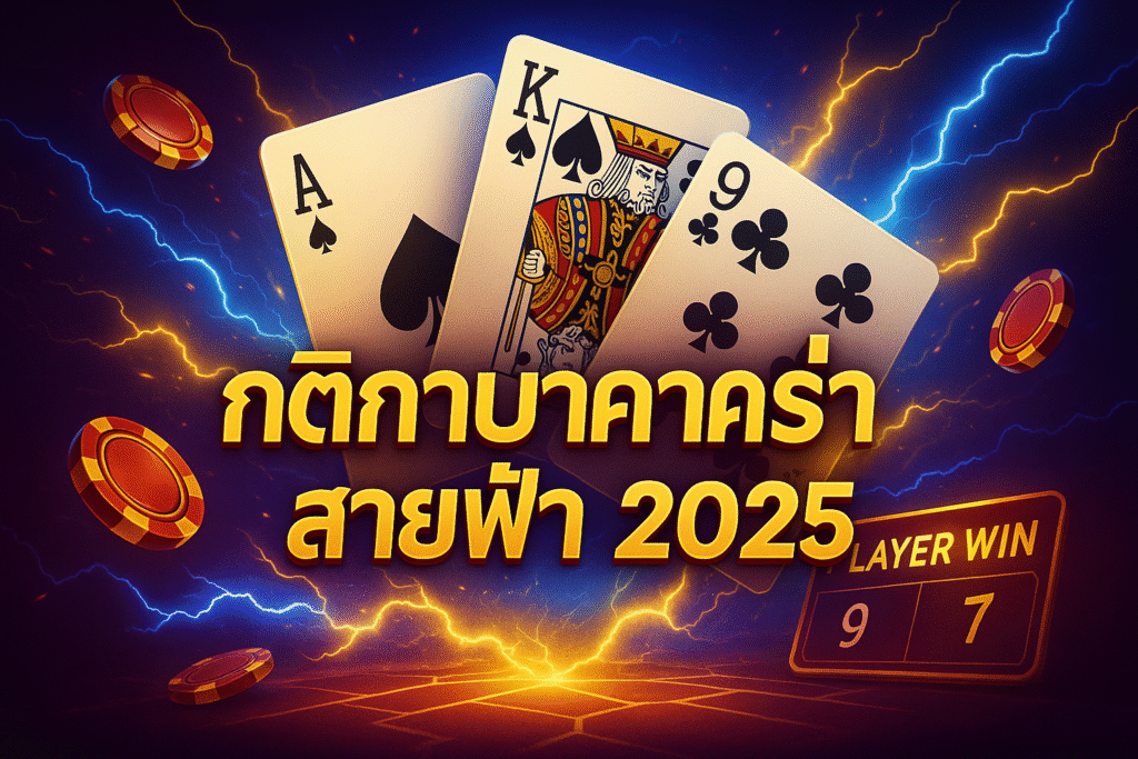 กติกาบาคาร่าสายฟ้า 2025